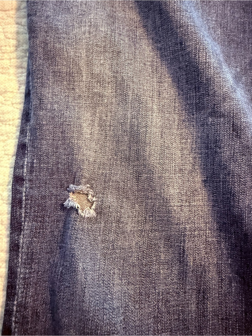Kut from the Kloth Straight Leg Jeans in Blue Denim - Picture 3 of 9